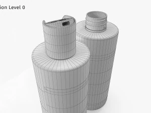 Cleansing Gel Bottle 3D Model