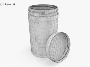 Supplement Jar Modelo 3D