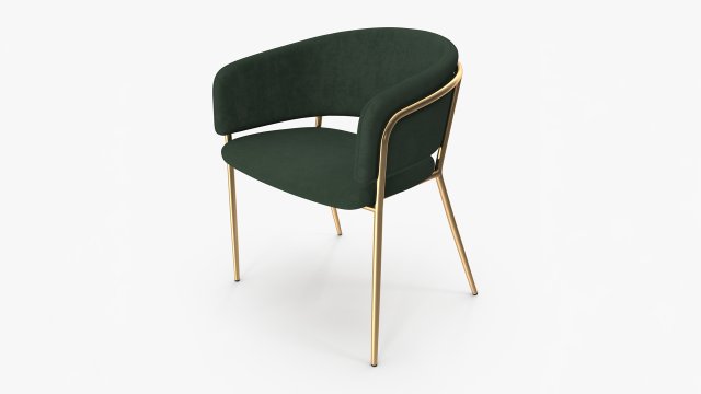 Stoel Runnie Chair 3D Model .c4d .max .obj .3ds .fbx .stl .blend 