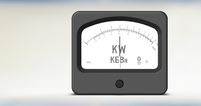 Wattmeter 3Dモデル .c4d .max .obj .3ds .fbx .stl .blend 