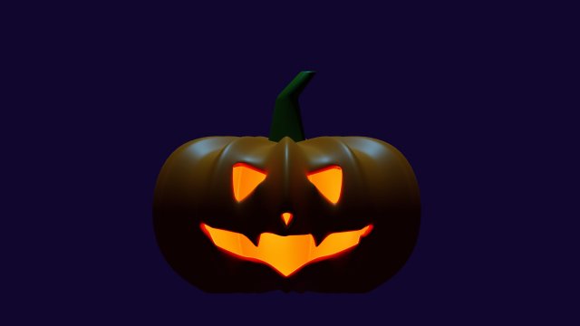 Halloween Pumpkin 3D-Modell .c4d .max .obj .3ds .fbx .stl .blend 