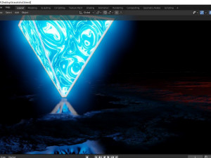 Art an object in space Modelo 3D