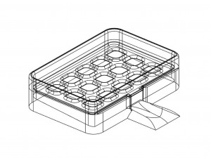Soap Dish with Easy Cleaning Access Model 3D
