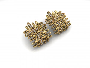 Designer Stud Checkered 3D 模型