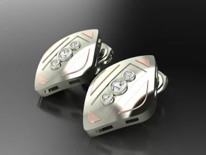 заклепка для повседневной одежды 3D Модель