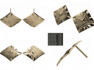 Earring Stud designer 3D Модель