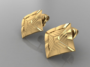 Earring Stud designer Modelo 3D