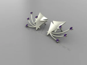 Dailywear stud Earring 3D Model