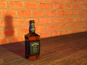 Bottle Jack Daniels JD 3D Модель