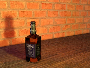 Bottle Jack Daniels JD 3D Model