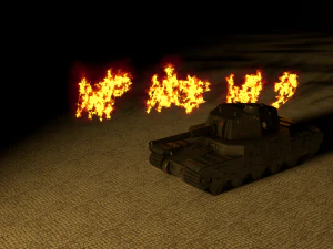 Tipo 5 Pesado Modelo 3D