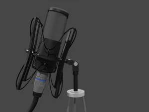 Microfone Modelo 3D