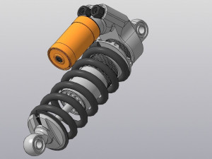 Coilover Modelo 3D