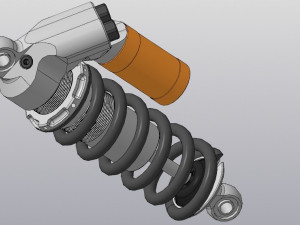 Coilover Modelo 3D