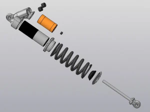 Coilover 3D Model