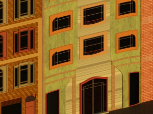 Vibrant Facades 3D Model