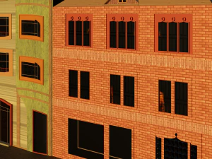 Vibrant Facades 3D Model