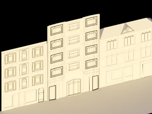Vibrant Facades 3D Model