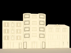 Vibrant Facades 3D Model
