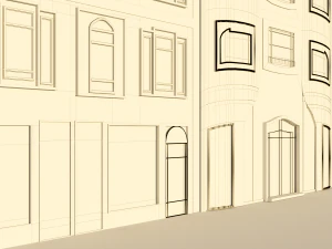 Vibrant Facades 3D Model