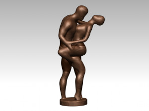 Lovers sculture 3D Print Model