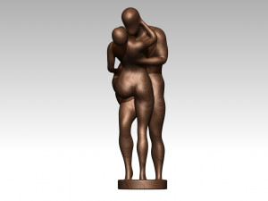Lovers sculture 3D Принт Модель