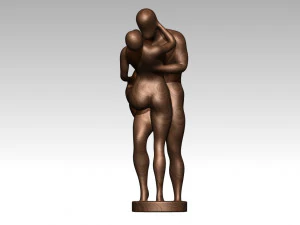 Lovers sculture 3D Print Model