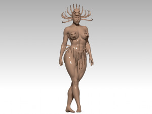 The sorceress goddess standing Modelo de impresión 3D