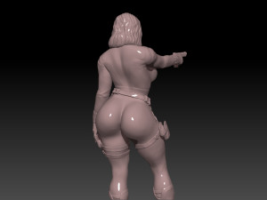 Black widow Shooting 3Dプリントモデル