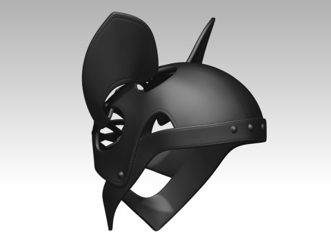 CAT MASK WOMAN Model do druku 3D