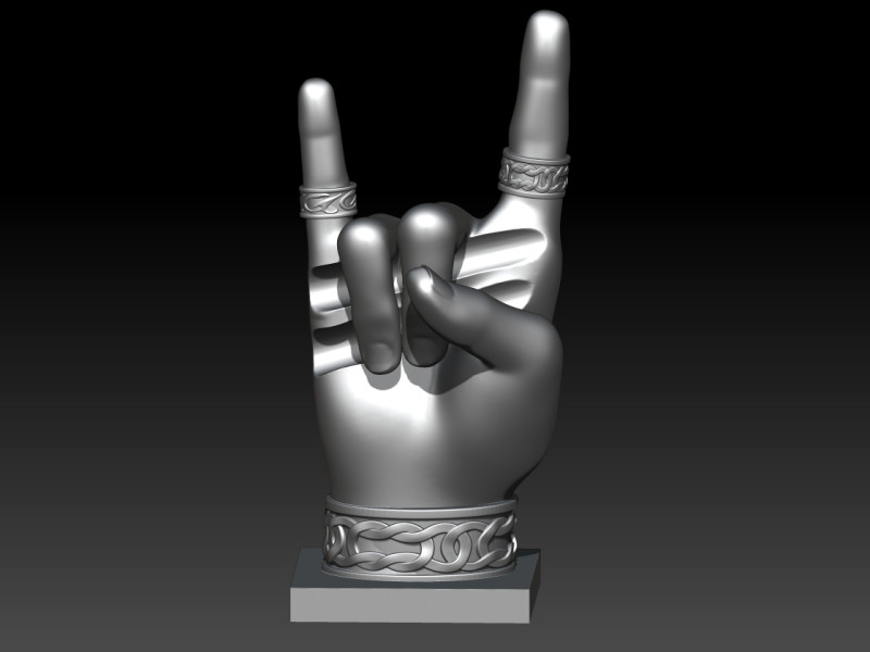 THE DRUMSTICK HOLDER HAND BRACELET JEWELRY 16CM3 3D प्रिंट मॉडल .c4d .max .obj .3ds .fbx .stl .blend 