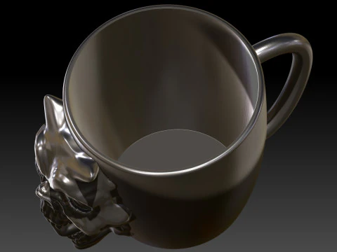 Mug grimskull halloween 3D Print Model