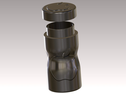 Thermo cup apple Modelo de Impressão 3D