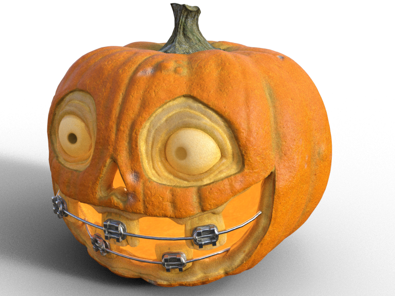 Halloween smile pumpkin 3D Принт Модель .c4d .max .obj .3ds .fbx .stl .blend 