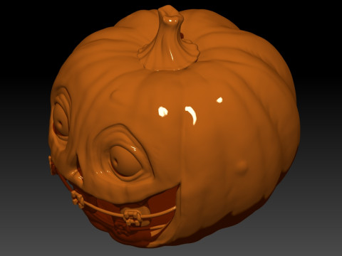 Halloween smile pumpkin 3D Принт Модель