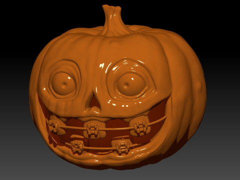 Halloween smile pumpkin 3D Принт Модель