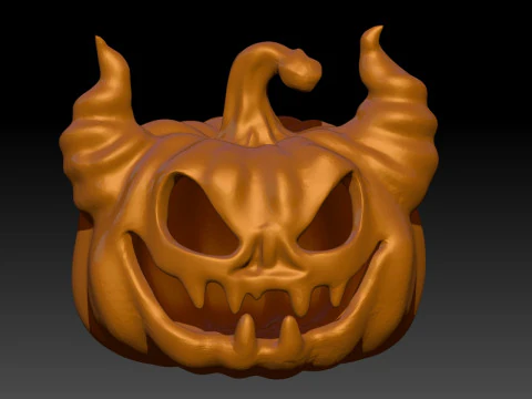 Pumpkin deamon halloween 3D Print Model