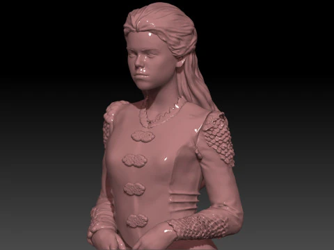 Princess Rhaenyra Targaryen HOD 3D Print Model