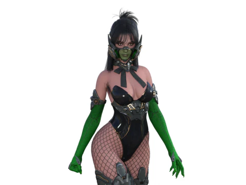 सेक्सी फ़्रीना पहली वंशज 3D प्रिंट मॉडल