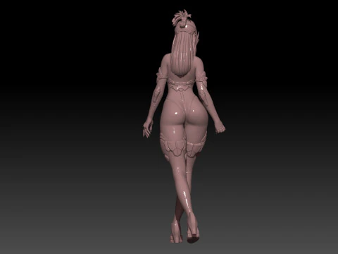 Sexy Freyna THE FIRST DESCENDANT 3D Print Model