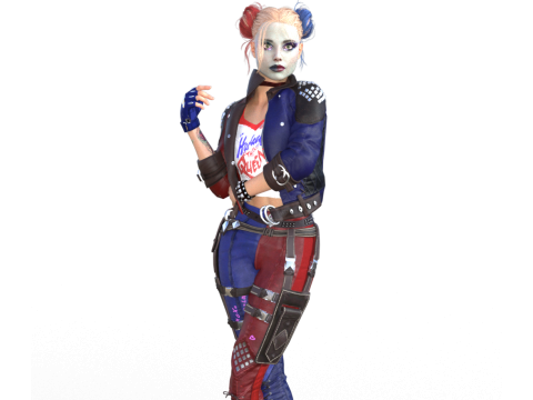 Sexy harley quinn suicide squad 3D Print Model
