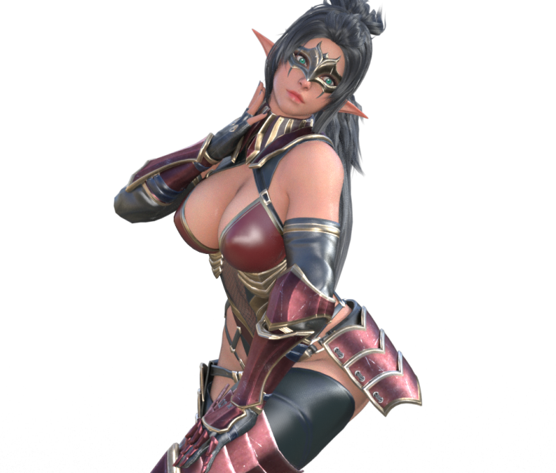 Dark Elf in armor modeling 3D Baskı Modeli .c4d .max .obj .3ds .fbx .stl .blend 