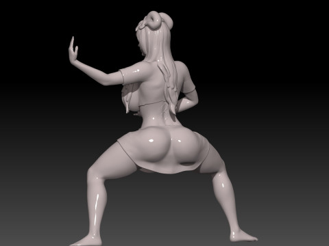 Nelliel arrancar 3 bleach martial art pose Modello di stampa 3D