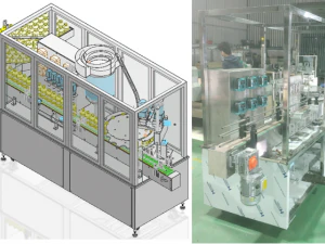 Macchina automatica di riempimento e tappatura Modello 3D