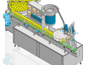 Automatic Filling And Capping Machine 3D Model