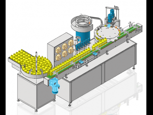 Automatic Filling And Capping Machine 3D Model