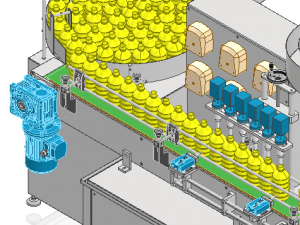 Automatic Filling And Capping Machine 3D Model