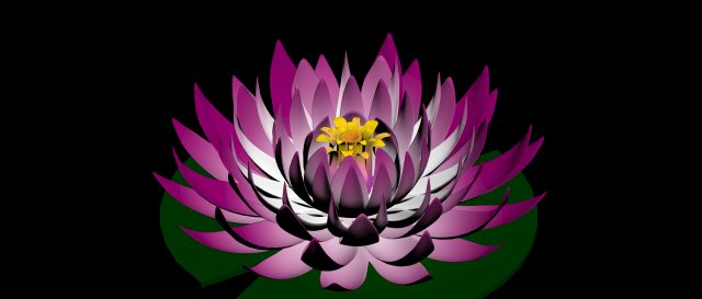 Lotos 3D Model .c4d .max .obj .3ds .fbx .stl .blend 