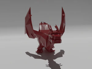 Lowpolydragon 3D Print Model