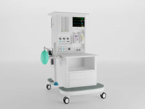 麻酔器 3Dモデル